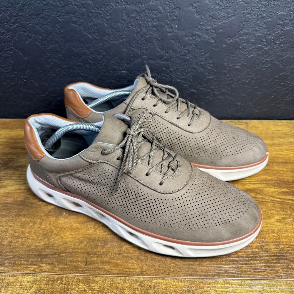 Johnston & Murphy XC4 Prentiss 25-2972 Brown Leather‎ Sneakers Mens 11.5M